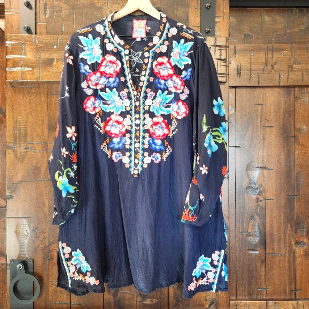 Johnny Was Plus Size Tunic 2X